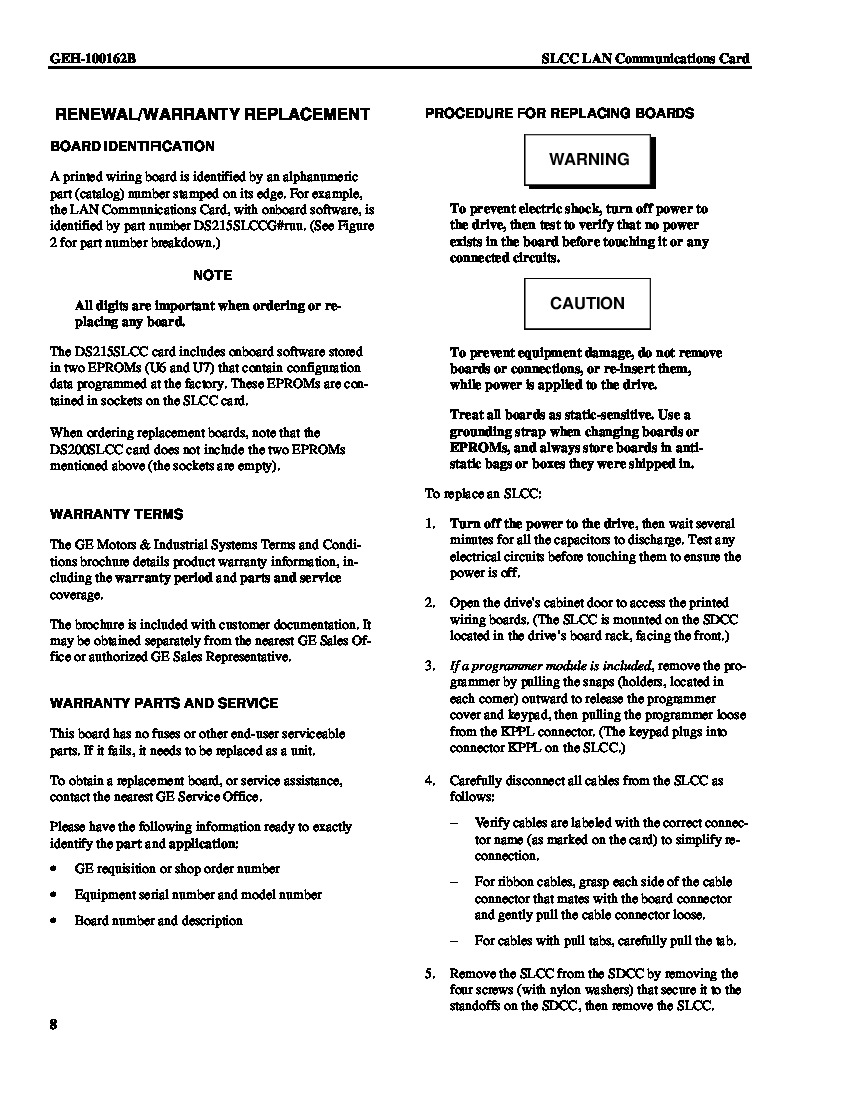 First Page Image of DS215SLCCG1AZZ01A Lan Communication Card Renewal and Replacement Warranty.pdf